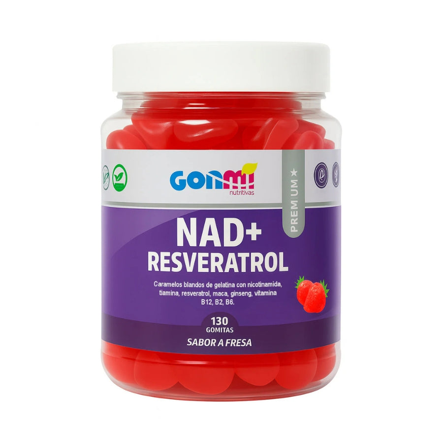 Nad Con Resveratrol 130 Gomitas Gonmi