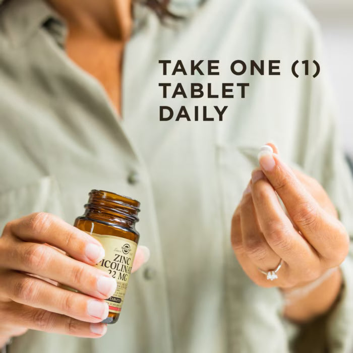 Zinc Picolinate 22 Mg 100 Tabletas Solgar