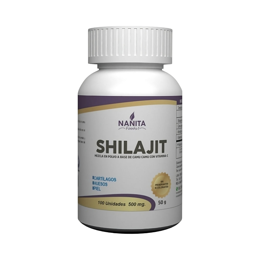 Shilajit  500 Mg 100 CapsulasNanita Foods