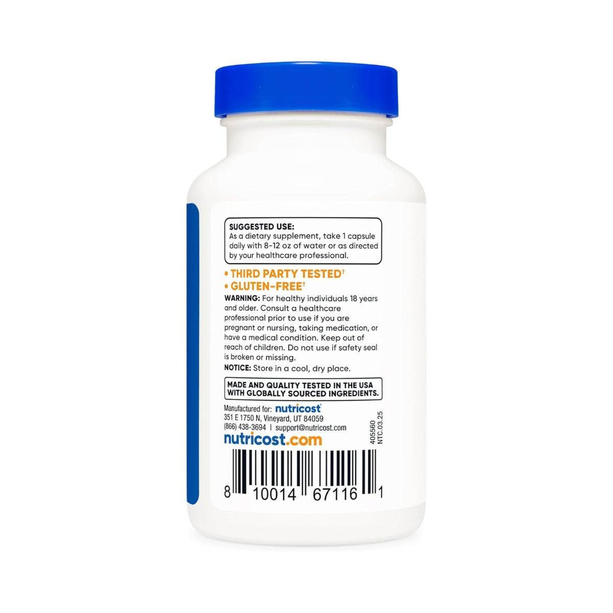 Aloe Vera 20 000 Mg 120 Capsulas Nutricost