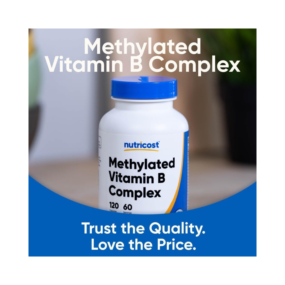 Complejo B Metilado 120 Capsulas Nutricost