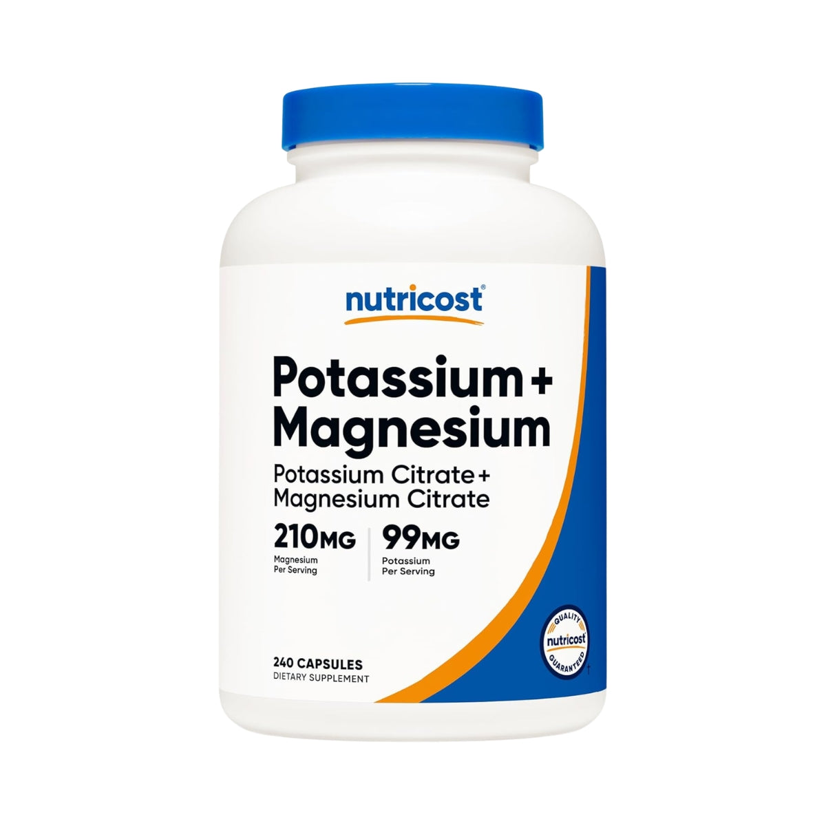 Potassium Mas Magnesium Citrate 240 Capsulas Nutricost