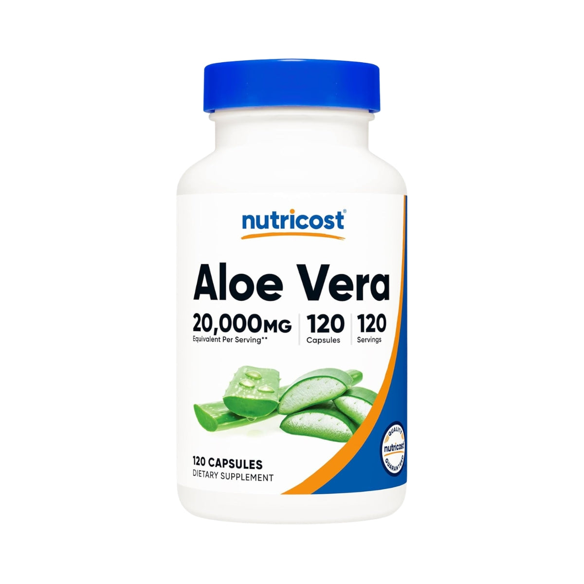 Aloe Vera 20 000 Mg 120 Capsulas Nutricost