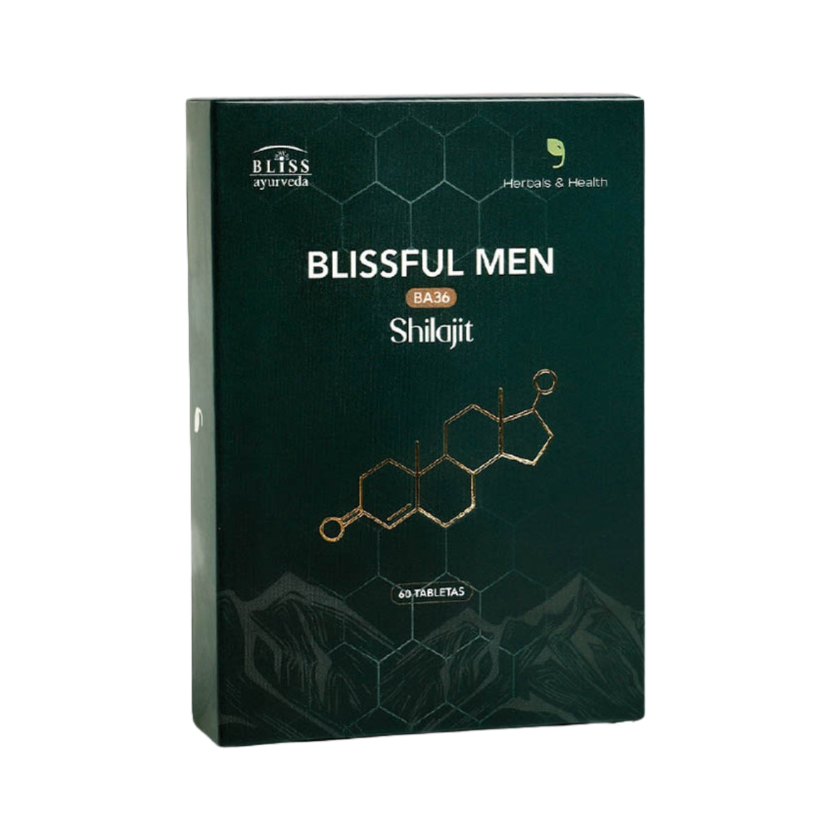 Blissful Men Shilajit 60 Tabletas Herbals & Health