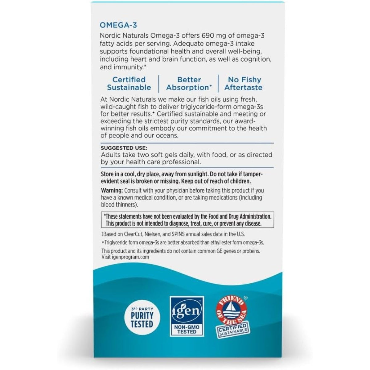 Omega 3 690 Mg 90 Capsulas Nordic Naturals