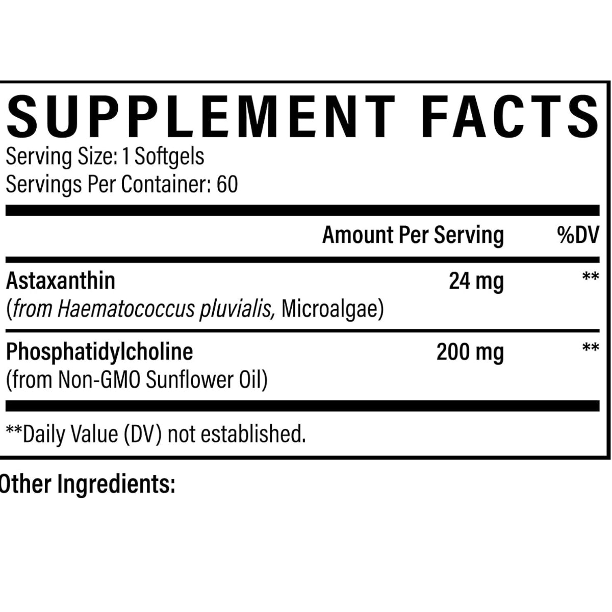 Astaxantina Liposomal 24 Mg 60 Softgel Osasuna
