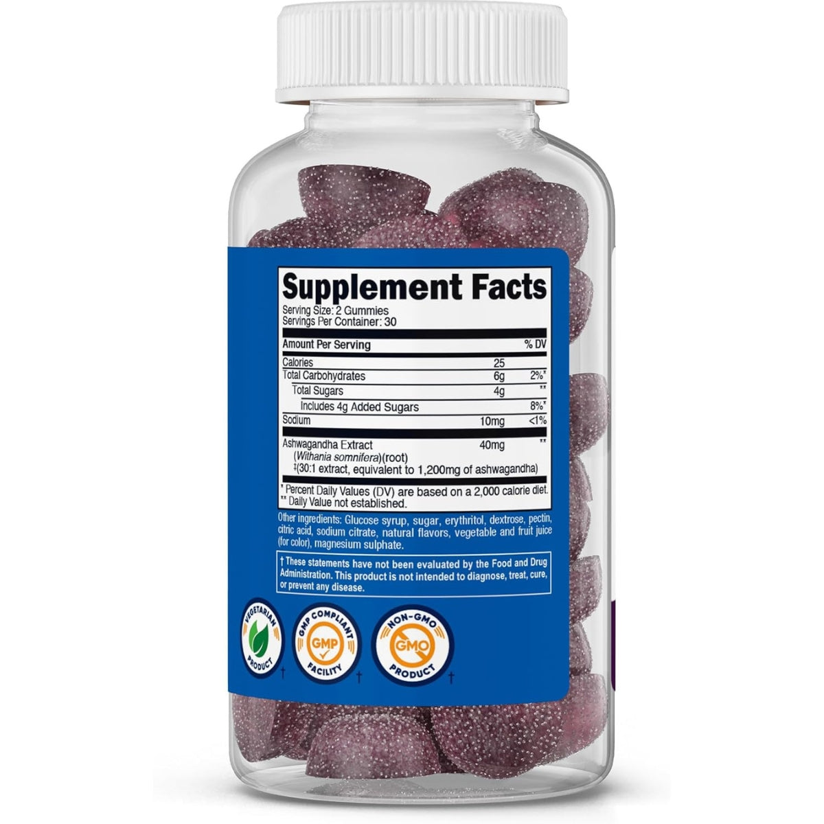 Ashwagandha 1200 Mg 60 Gomitas Nutricost
