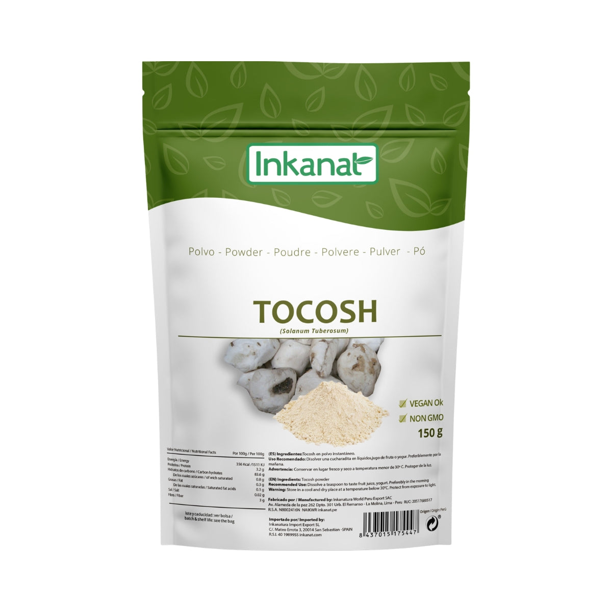 Tocosh En Polvo 150 Gr Inkanat