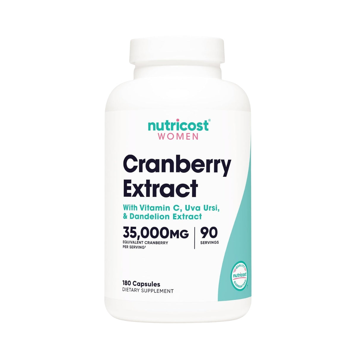Extracto de Cranberry 35000 Mcg 180 Capsulas Nutricost Women