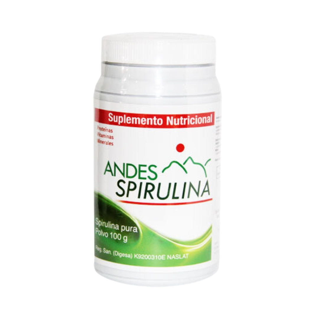 Spirulina Pura Polvo 100 Gr Andes Spirulina