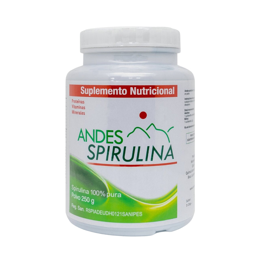 Spirulina Pura Polvo 250 Gr Andes Spirulina