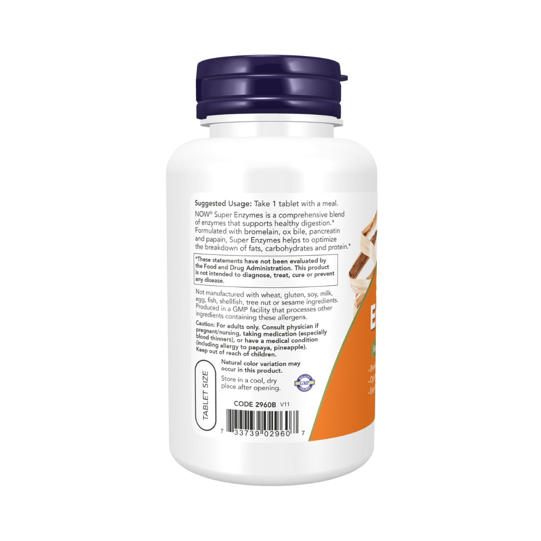 Super Enzimas 180 Capsulas Now