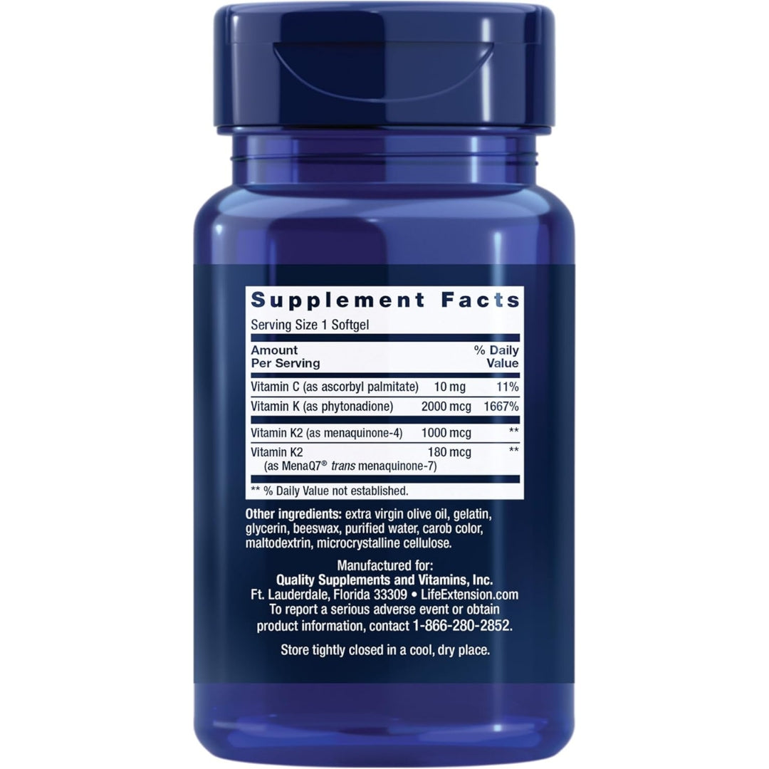 Super K 90 Softgels Life Extension