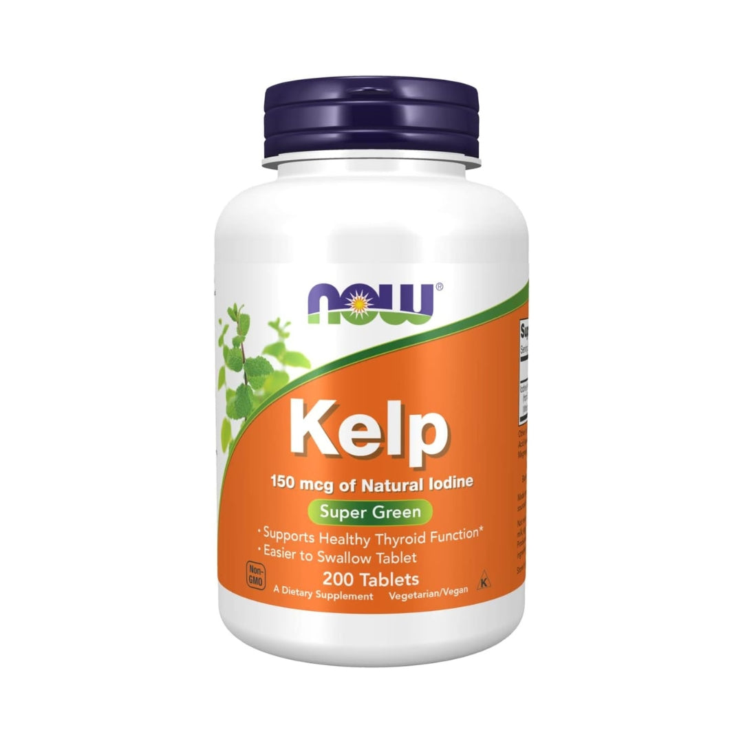 Suplemento Kelp De Yodo Natural 150 Mcg 200 Tabletas Now