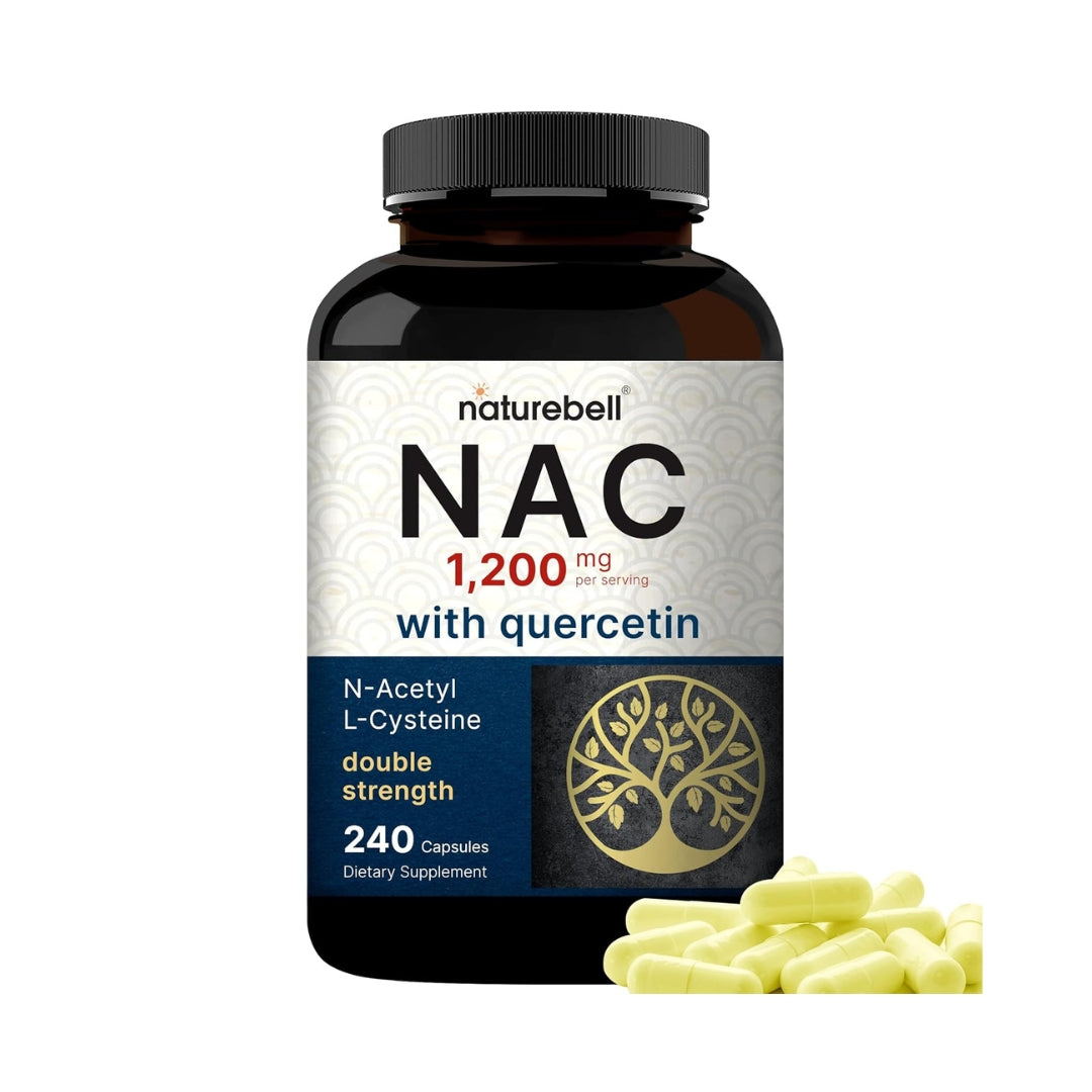 Nac Con Quercetina 1200 Mg 240 Capsulas Naturebell
