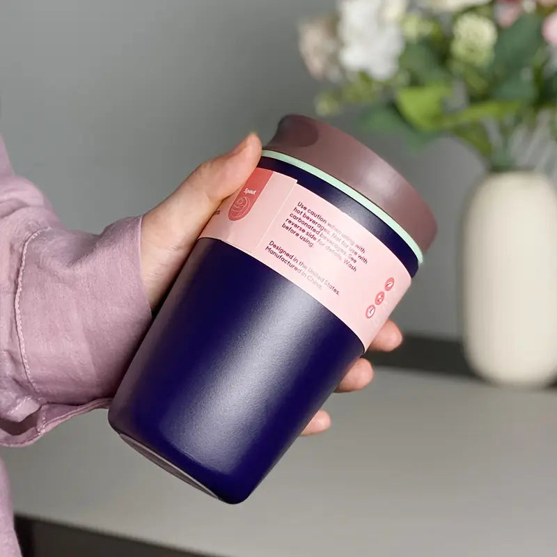 Pack Inositol Myochiro Plus + Taza aislada de acero inoxidable, 1 pieza de 12 oz