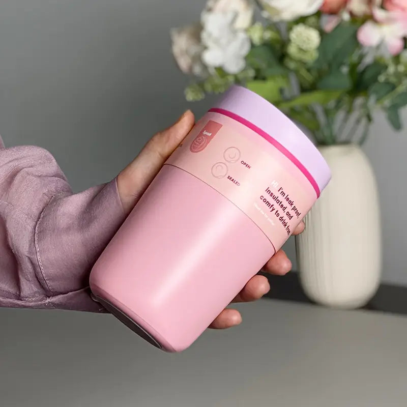 Pack Inositol Myochiro Plus + Taza aislada de acero inoxidable, 1 pieza de 12 oz