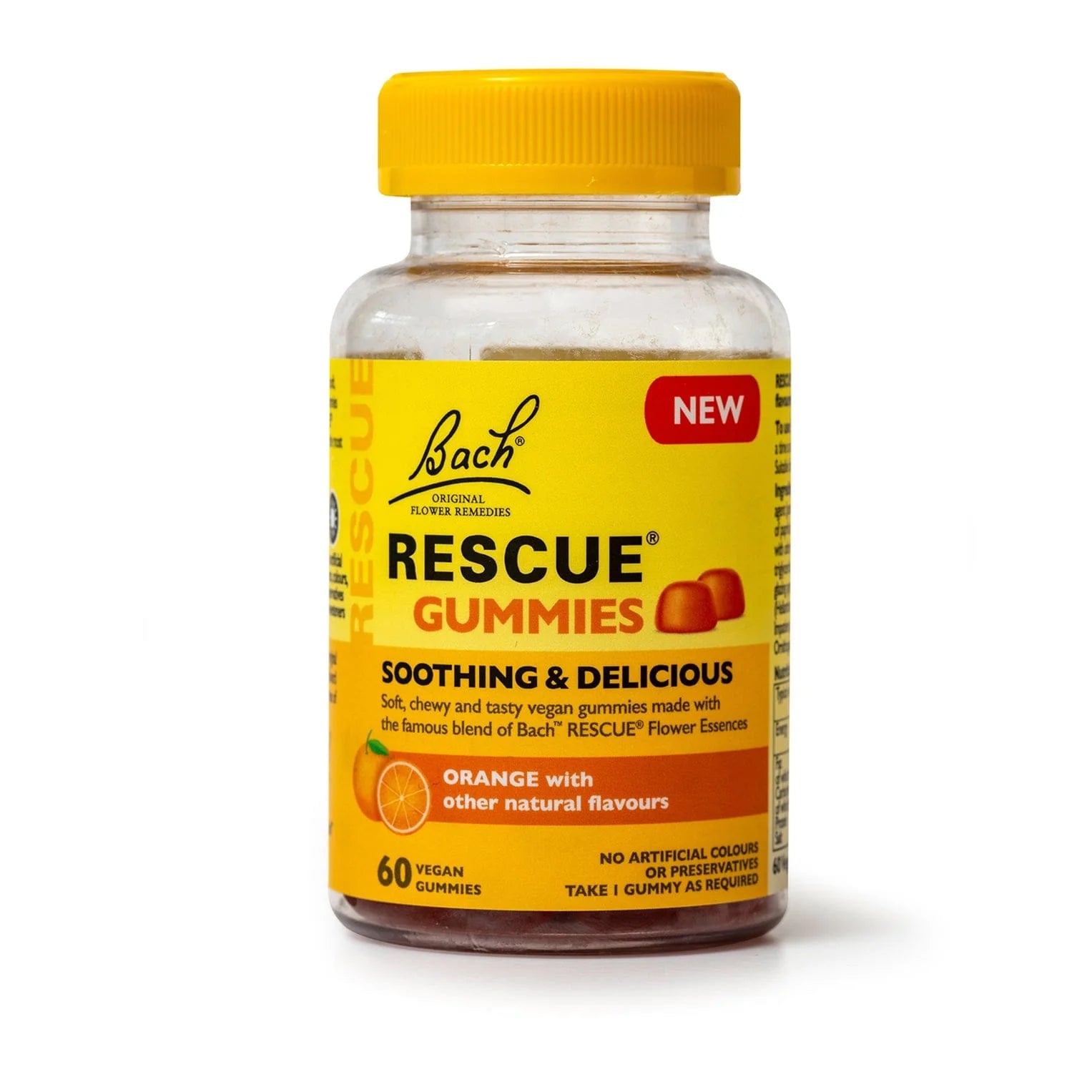 Flores de Bach Gomitas Sabor Naranja 60 Und Rescue Remedy