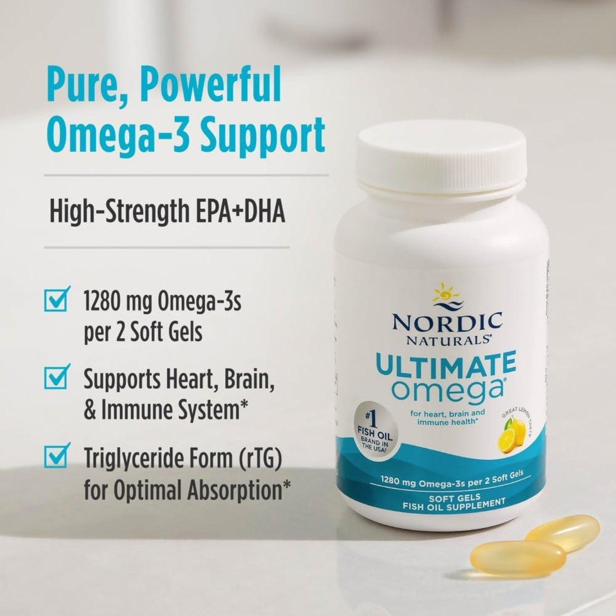 Ultimate Omega 1280 Mg 60 Capsulas Nordic Naturals
