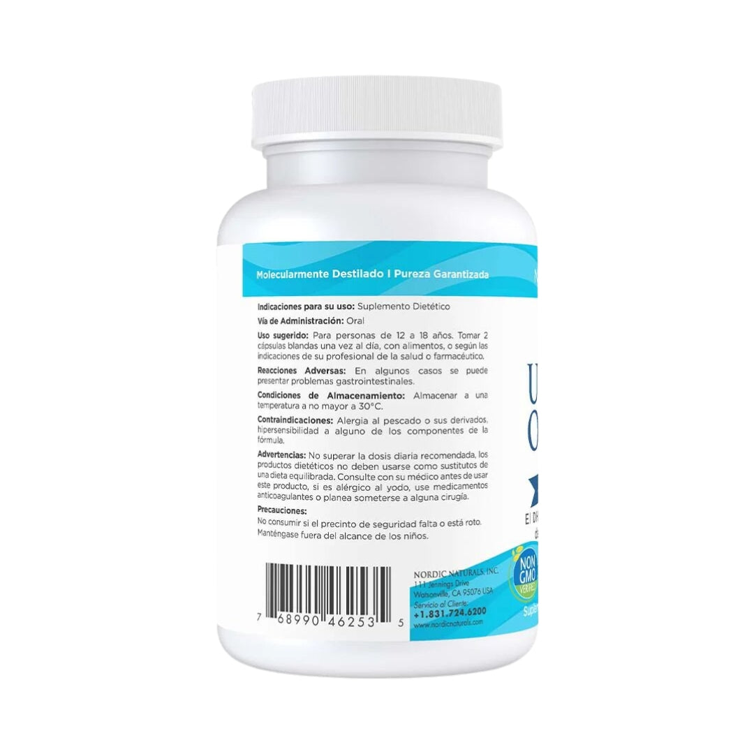 Ultimate Omega 2X Teen 60 Capsulas Nordic Naturals