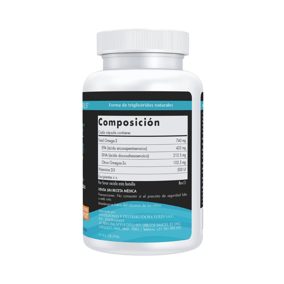 Ultimate Omega D3 Sport 60 Capsulas Nordic Naturals