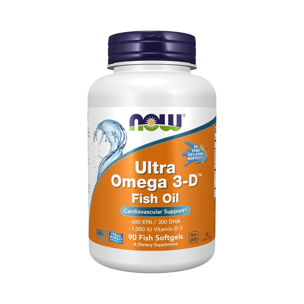 Aceite de pescado Ultra Omega 3 D  90 cápsulas blandas