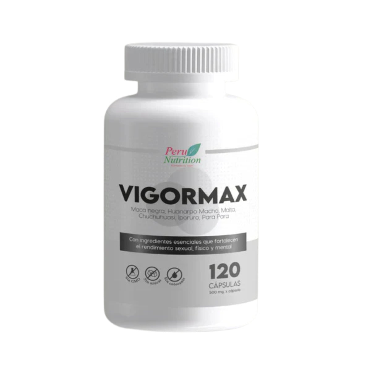 Vigormax 120 Capsulas 500 Mg Peru Nutrition