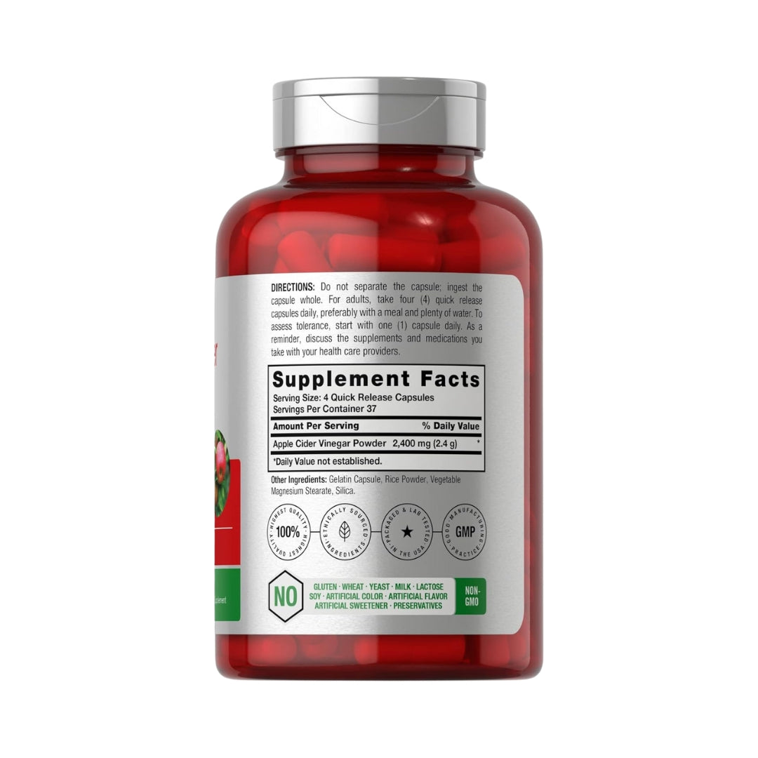 Vinagre de Manzana 2400 Mg 150 Capsulas Horbaach