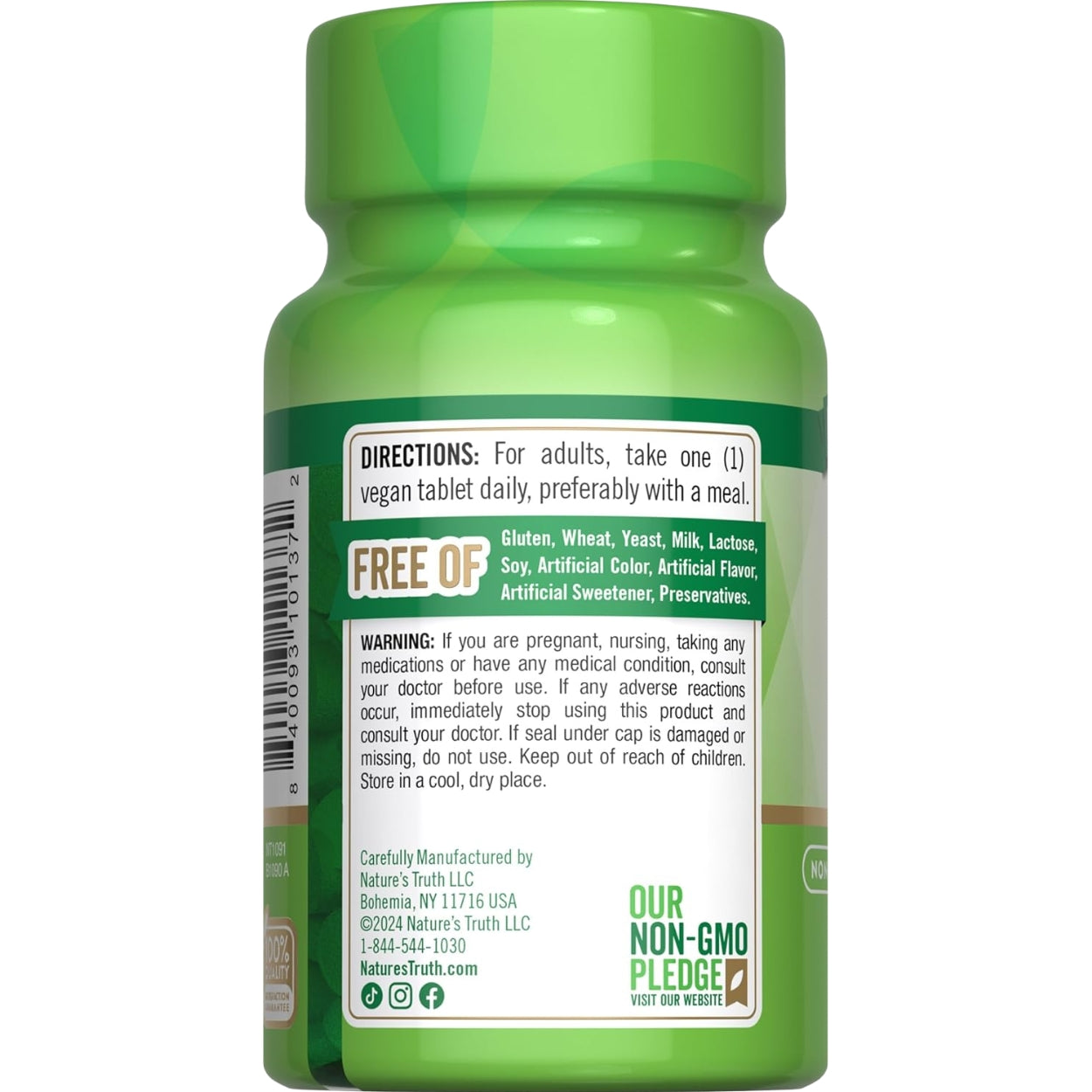 Vitamina B 12 1000 Mcg 100 Tabletas Natures Truth