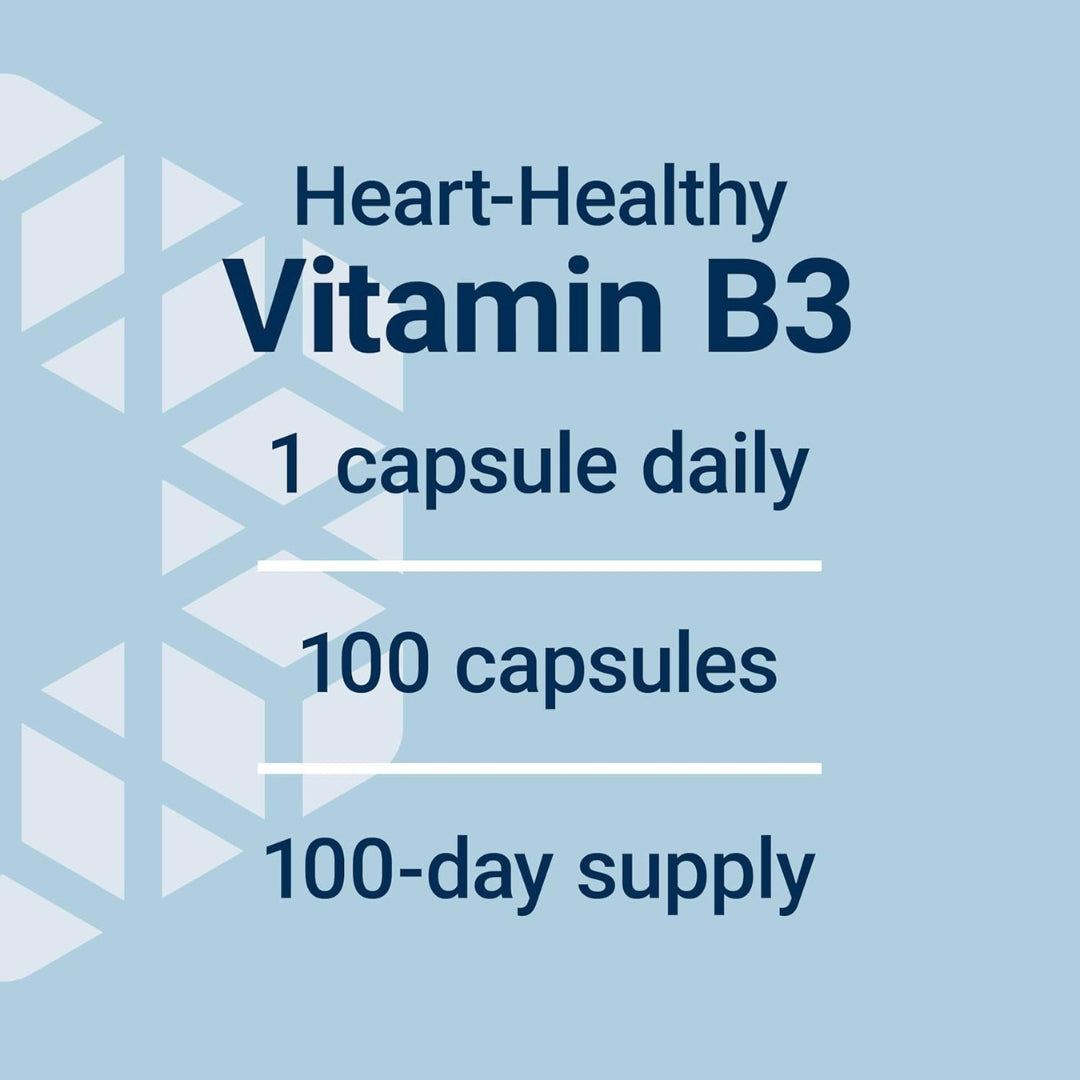 Vitamina B3 Y Niacina 500 Mg 100 Capsulas Life Extension
