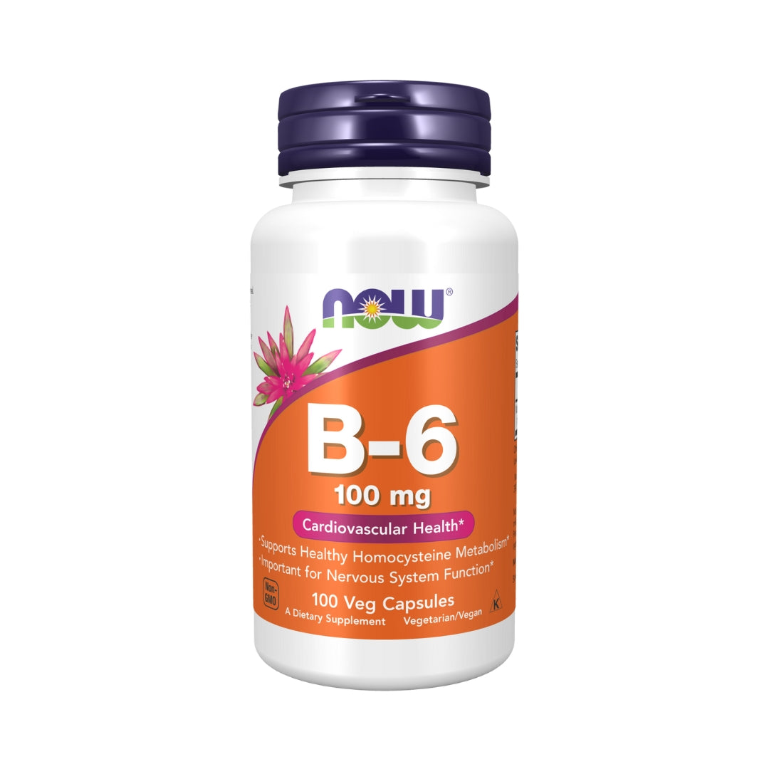 Vitamina B 6 100 Mg 100 Capsulas Now