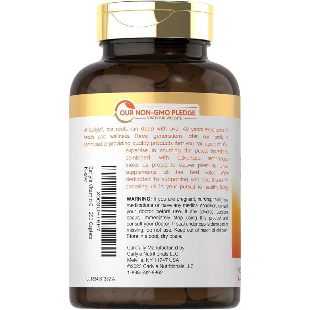 Vitamina C 1000 MG 250 Capsulas Carlyle