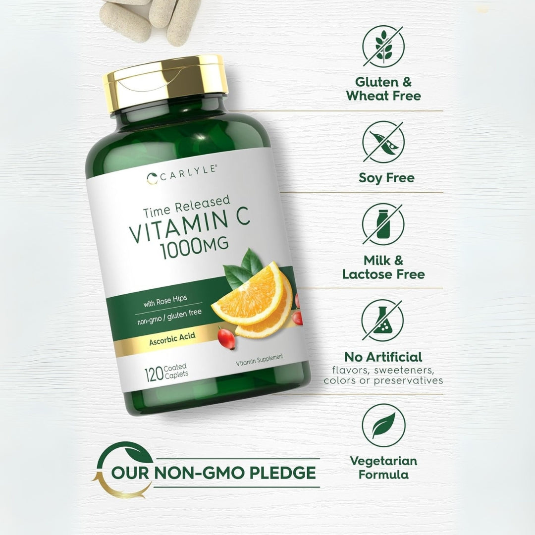 Vitamina C 1000 Mg 120 Und Carlyle