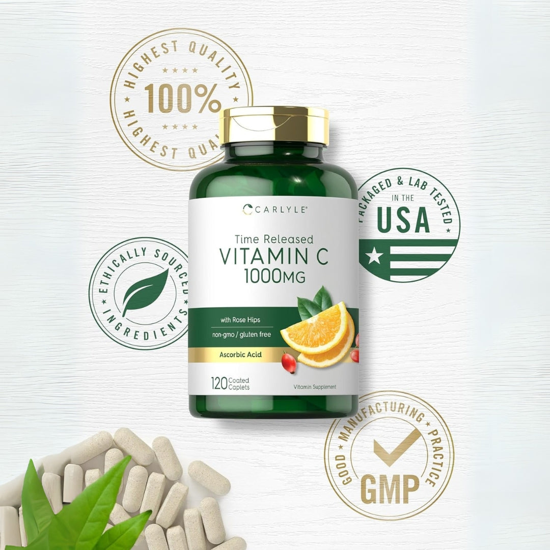 Vitamina C 1000 Mg 120 Und Carlyle