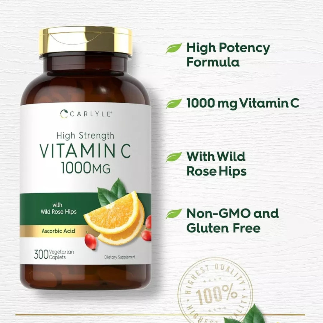 Vitamina C 1000 Mg 300 Und Carlyle