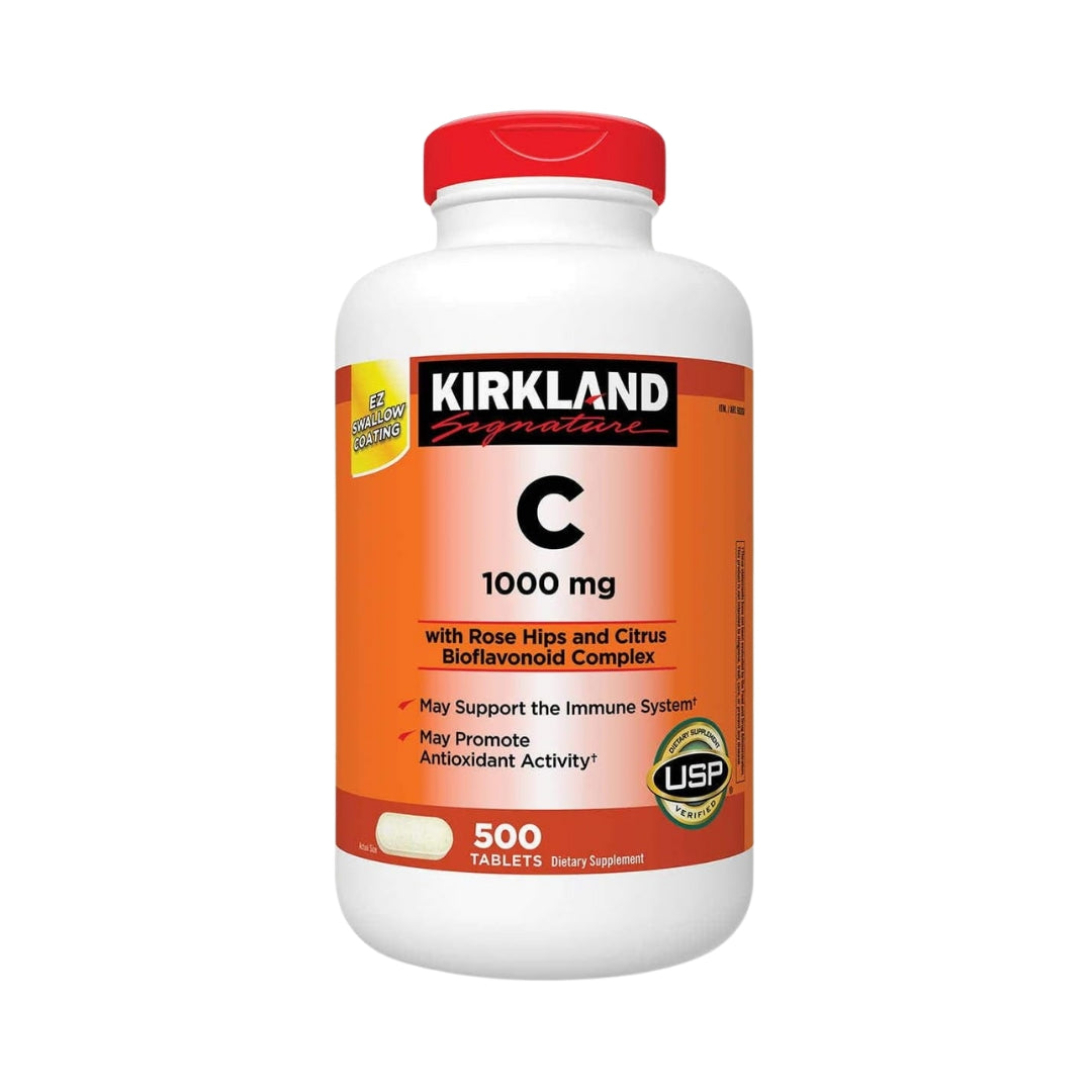 Vitamina C 1000 Mg 500 Tabletas Kirkland