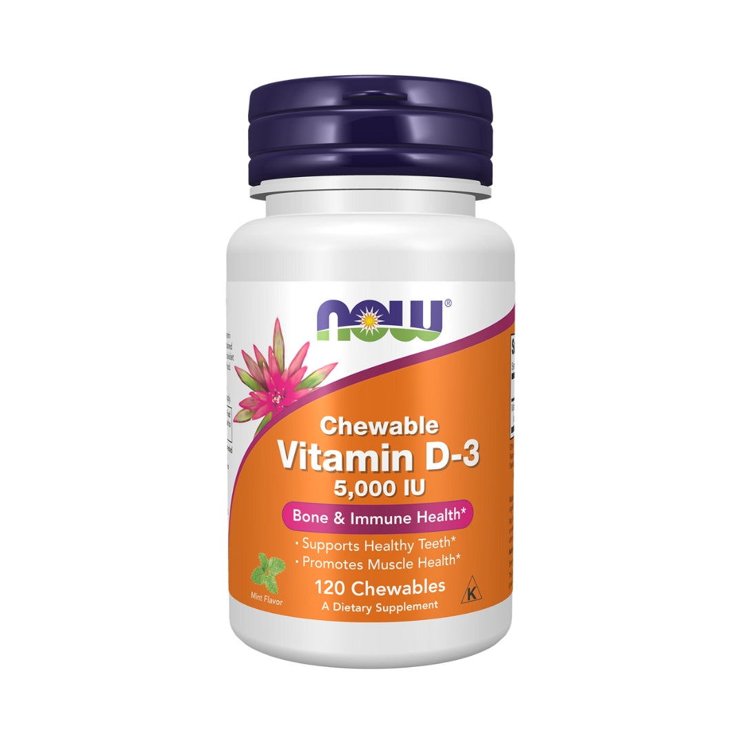 Vitamina D3 5000 IU 120 Softgels Now