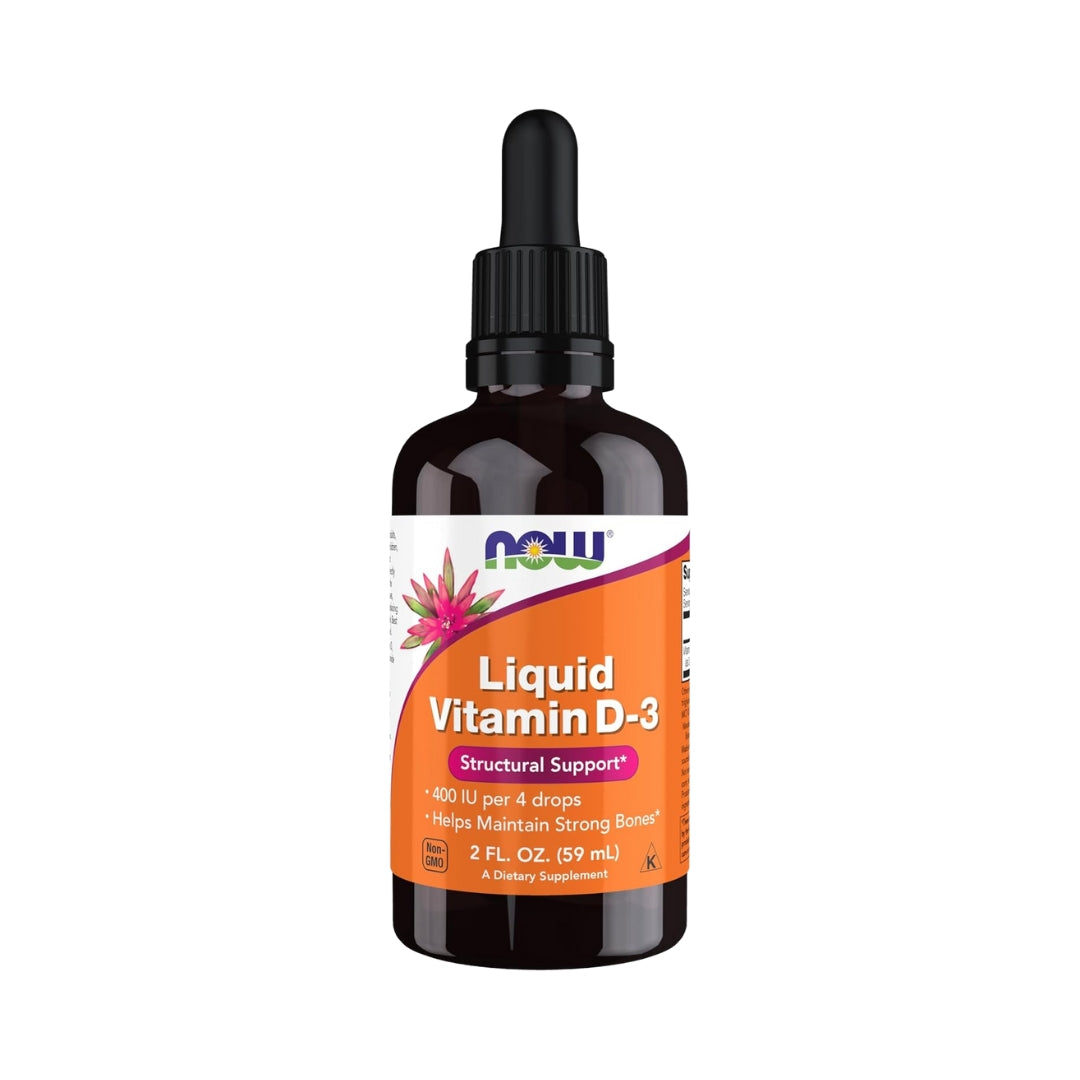 Vitamina D3 Liquida 400 IU 59 Ml Now