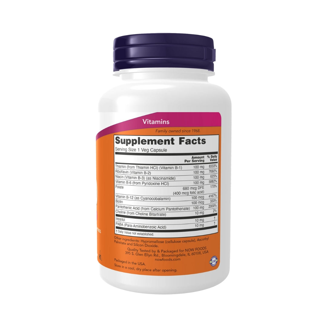 Vitamina B 100 100 capsulas Now