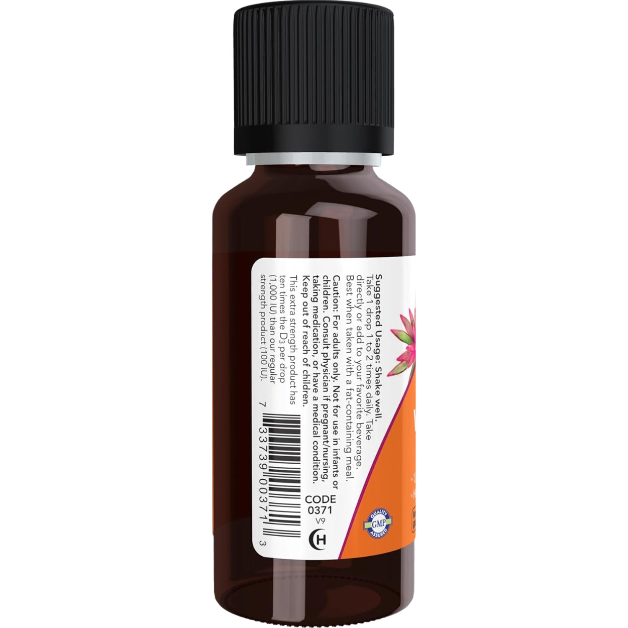 Vitamina D3 Liquida IU Ml Now