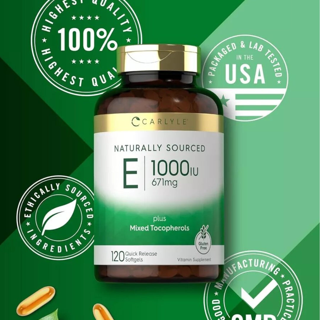 Vitamina E Plus 1000Iu 120 Softgelt Carlyle