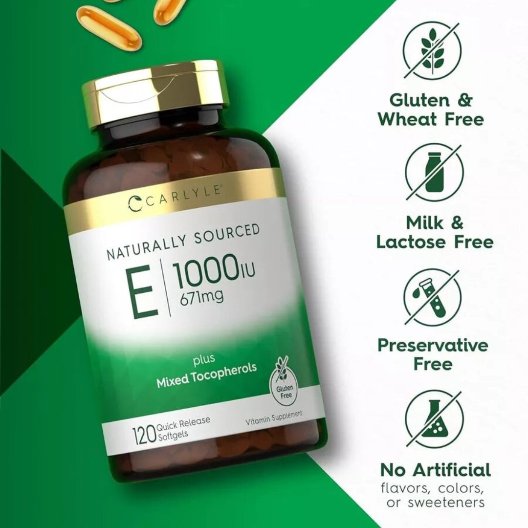 Vitamina E Plus 1000Iu 120 Softgelt Carlyle