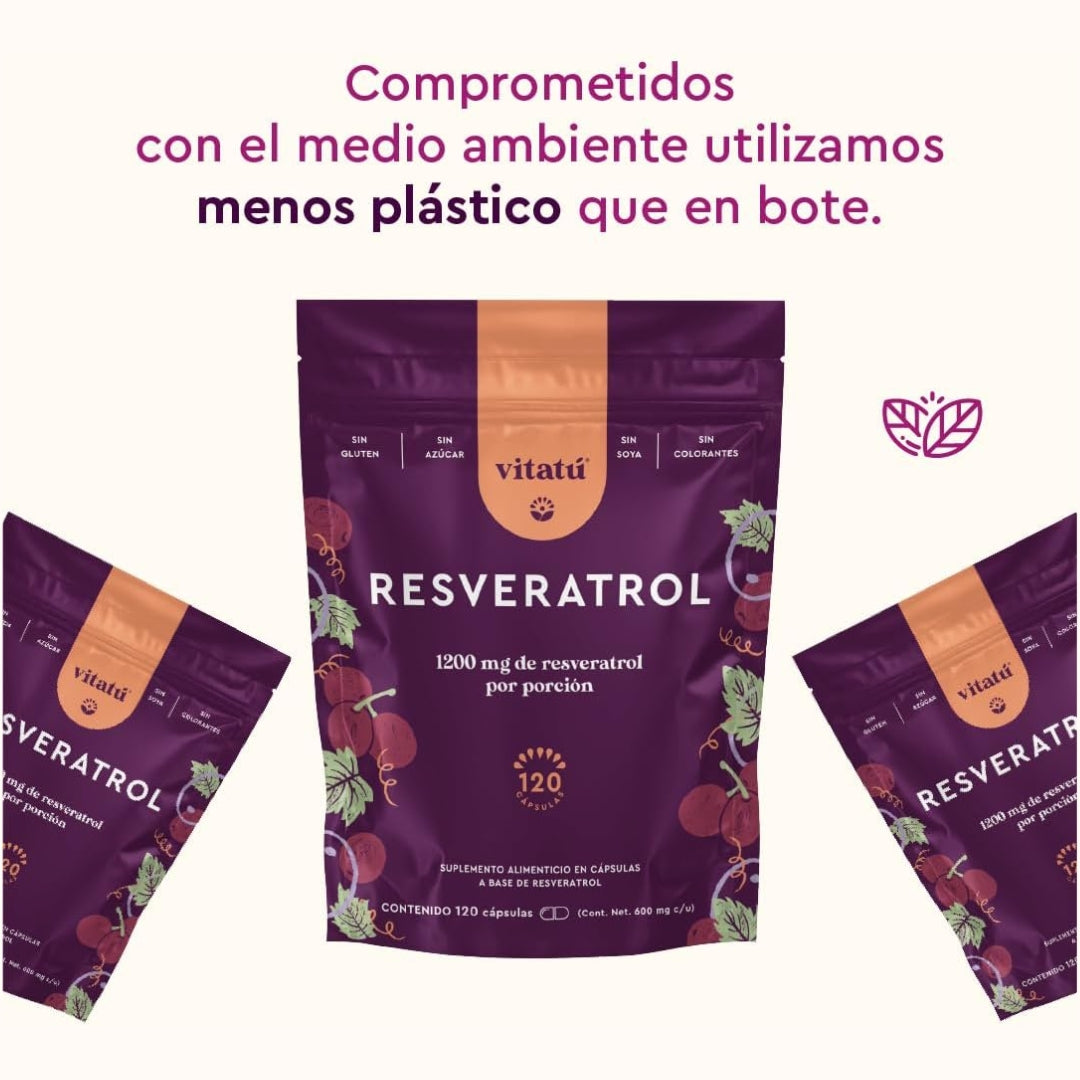 Resveratrol 1200 Mg 120 capsulas Vitatu