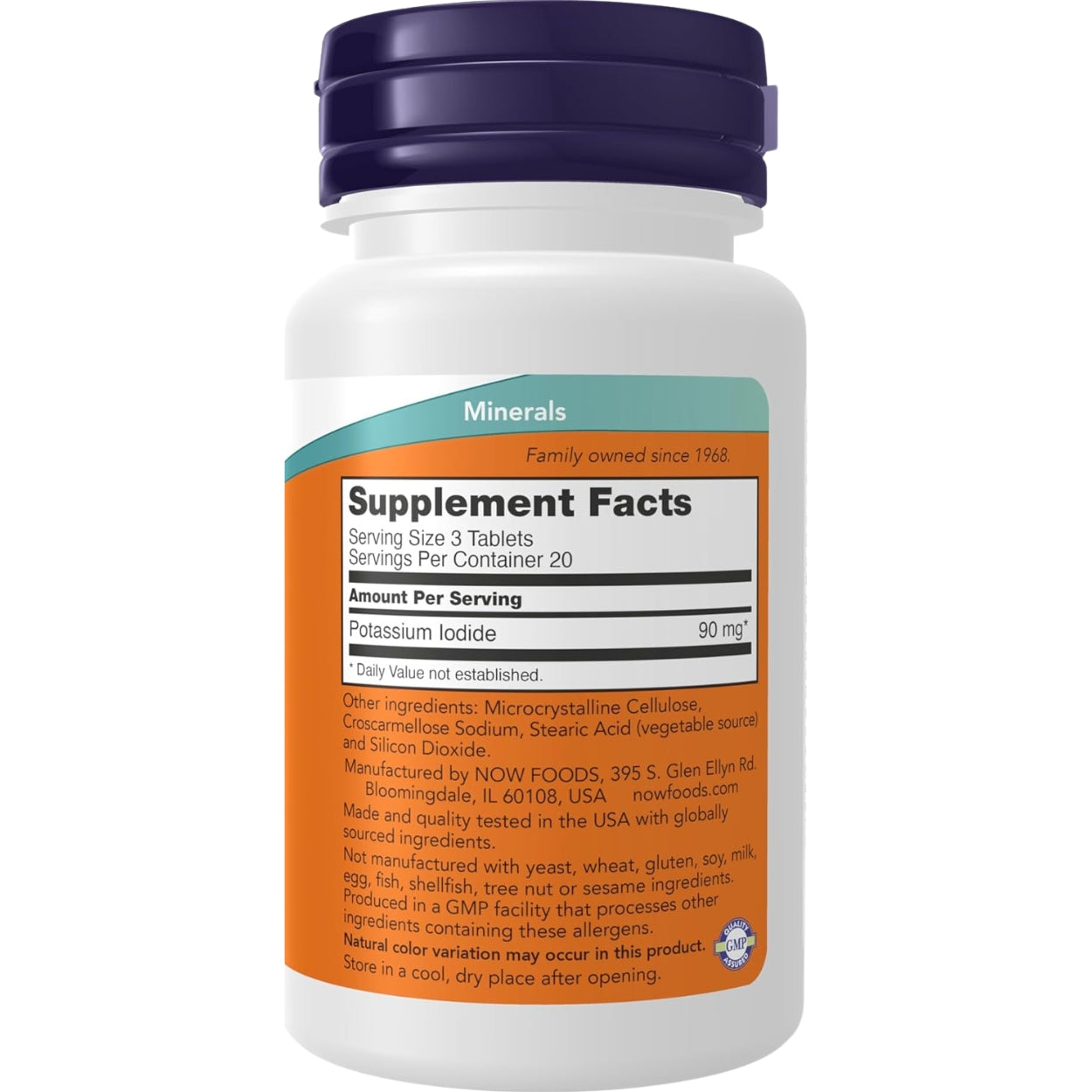 Yoduro De Potasio 30 Mg 60 Tabletas Now