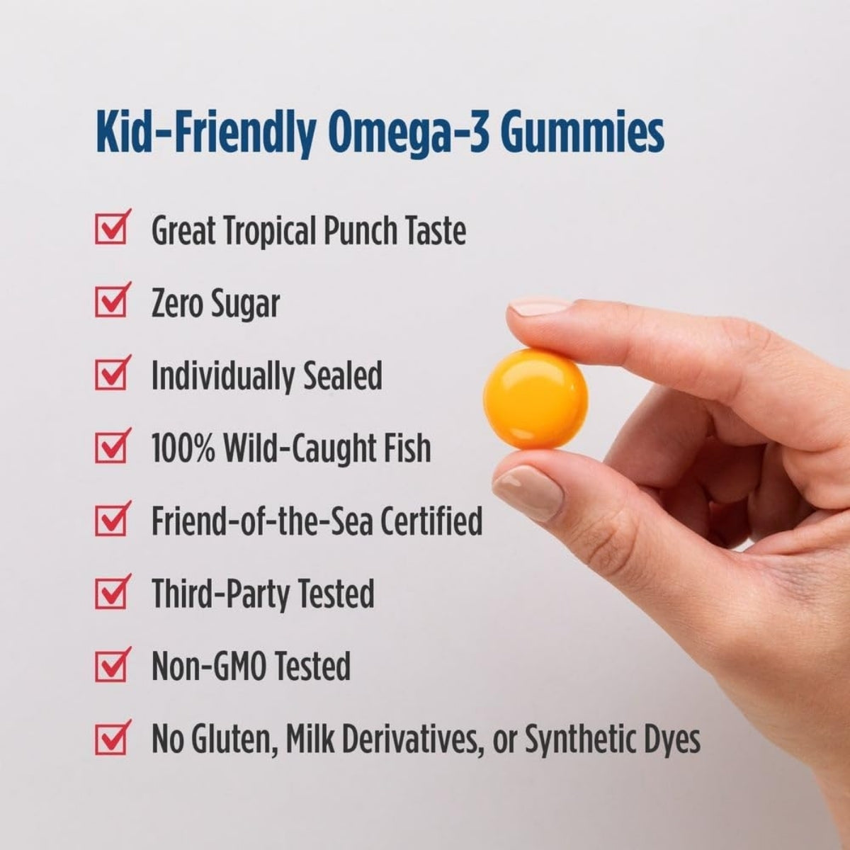 Zero Sugar Childrens DHA Gummies 30 Gomitas Nordic Naturals