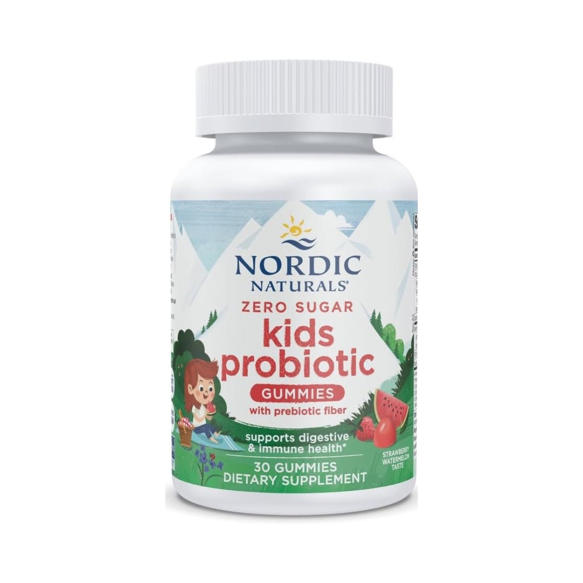 Zero Sugar Kids Probiotico Gummies 30 Gomitas Nordic Naturals