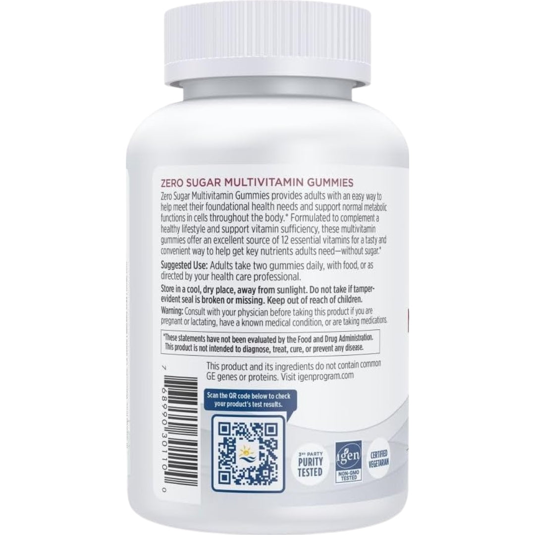 Zero Sugar Multivitamin 60 Gomitas Nordic Naturals
