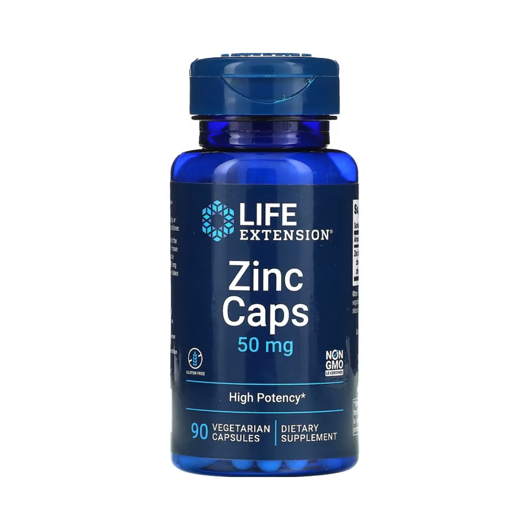 Zinc Caps 50 Mg 90 Capsulas Life Extension