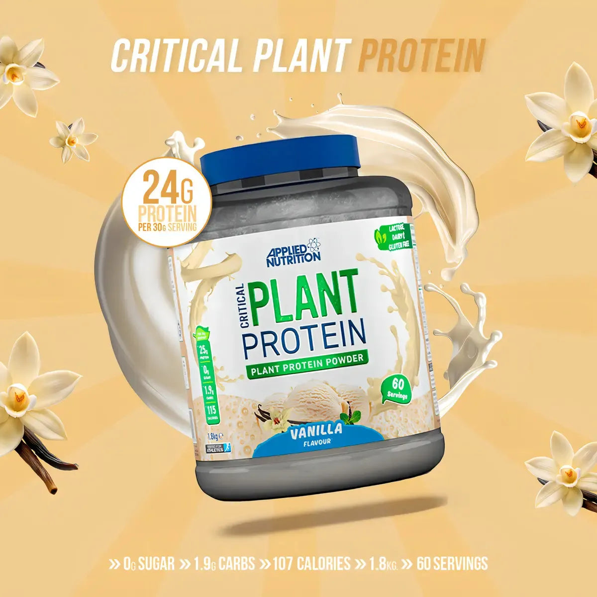 Critical Plant Protein Vanilla 1800 Gr Applied Nutrition