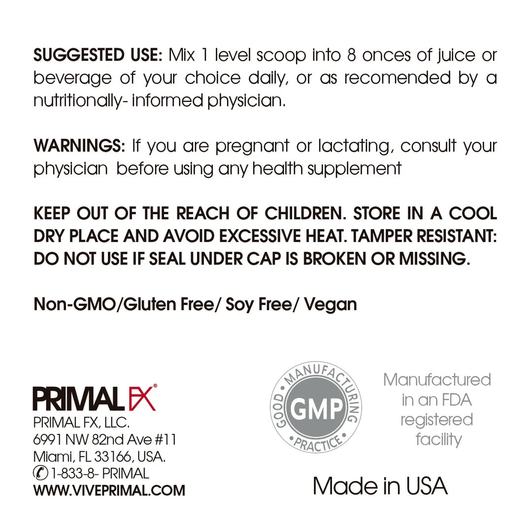 Vitamina C 240 Gr Primal Fx
